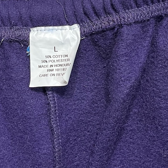 Vintage Purple Wide Leg Sweatpants - Picture 4 of 9